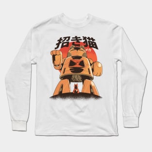 Cat Mecha Robot Long Sleeve T-Shirt